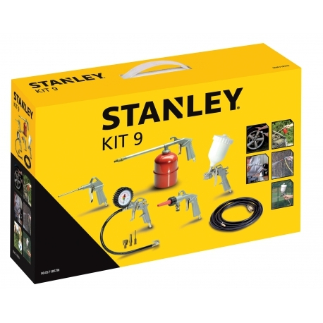 Stanley 9-piece Pneumatic Tool Set