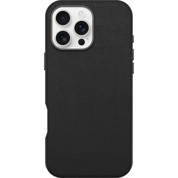 Otterbox Symmetry Series Cactus Leather Magsafe Case Iphone 16 Pro Max Shockproof Drop-proof Slim Protective Case 3x Military Standard Tested Black