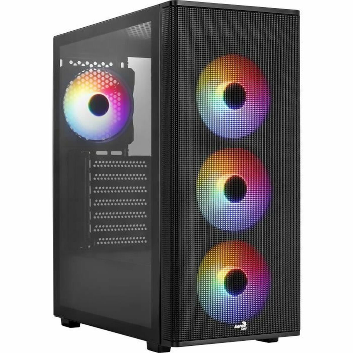 Aerocool Designer-G-BK-v1 Gaming Midi Tower με Πλαϊνό Παράθυρο