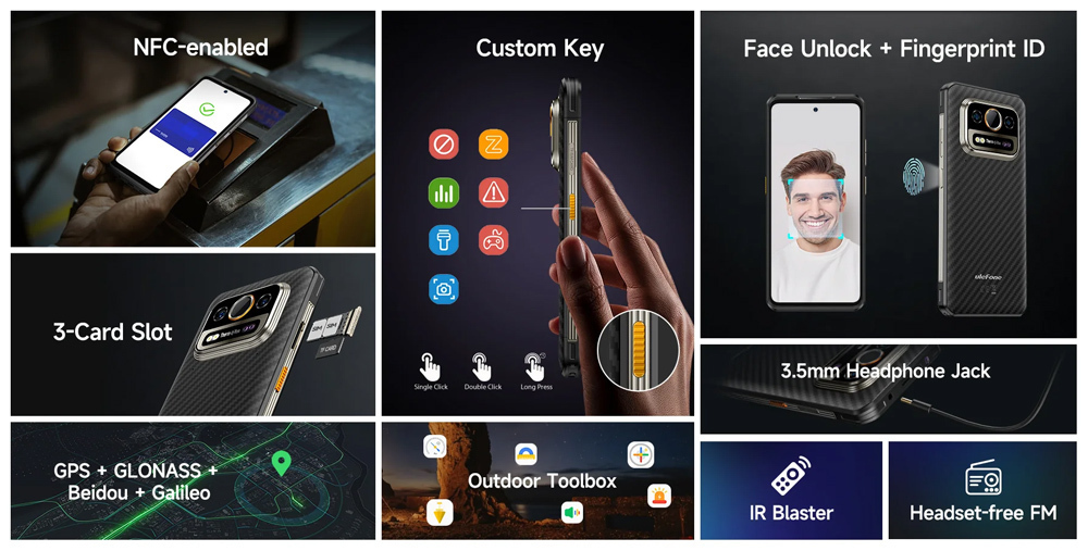 20241023133433_f38586e5 Ulefone Armor 25T Pro 5G Dual SIM (6/256GB) Ανθεκτικό Smartphone Frost Black - Image 5