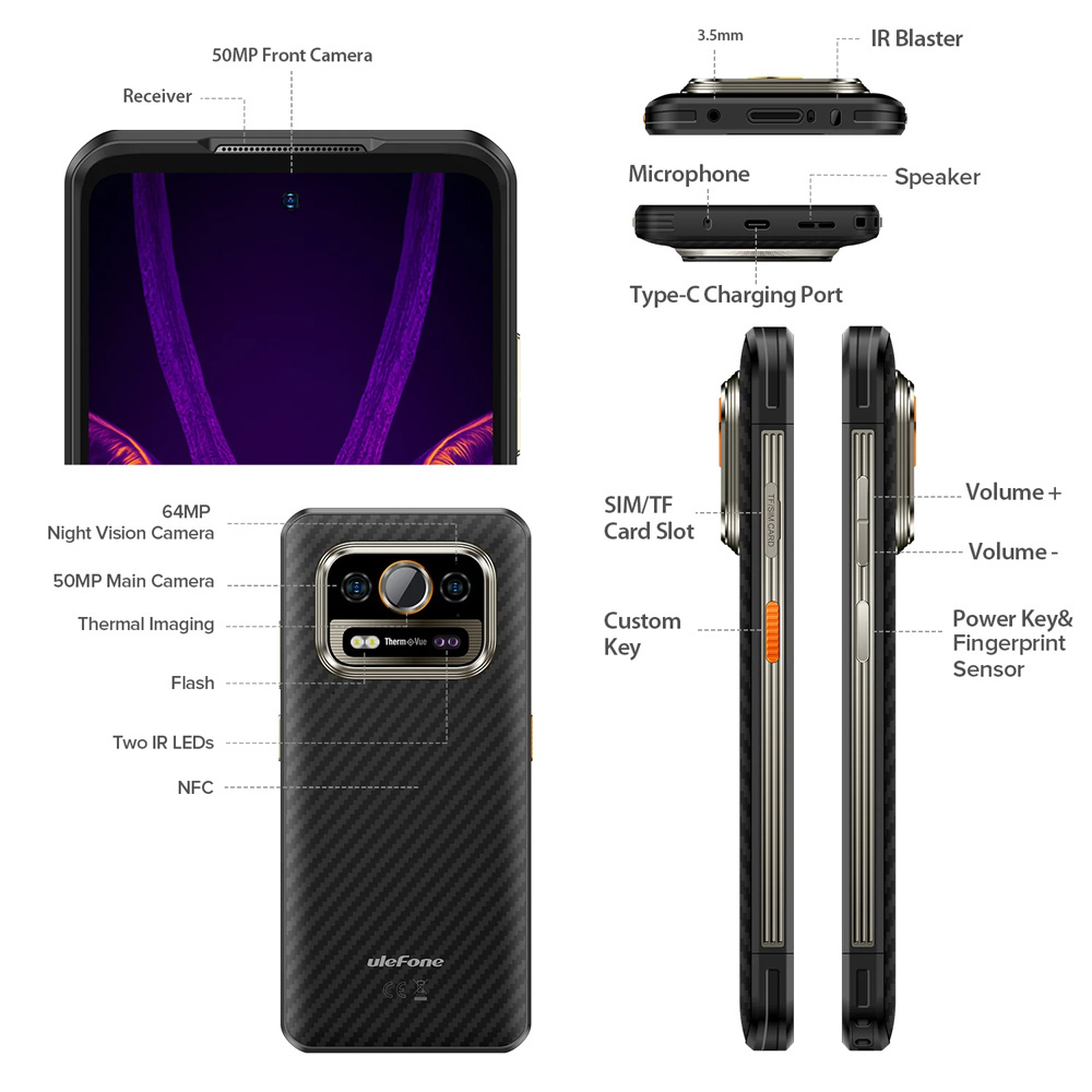 20241023133434_09c5497d Ulefone Armor 25T Pro 5G Dual SIM (6/256GB) Ανθεκτικό Smartphone Frost Black - Image 6