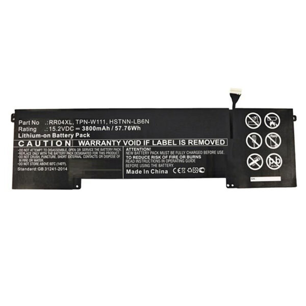 Συμβατή Μπαταρία για HP Omen HP OMEN 15-5207TX-P7F34PA, 15-5202TX-P4X19PA, 15-5102UR-N1L50EA, 15-5250NO-N7K68EA, 15-5204TX-P4X60PA, 15-5114DX-M2D08UAR με 3720mAh