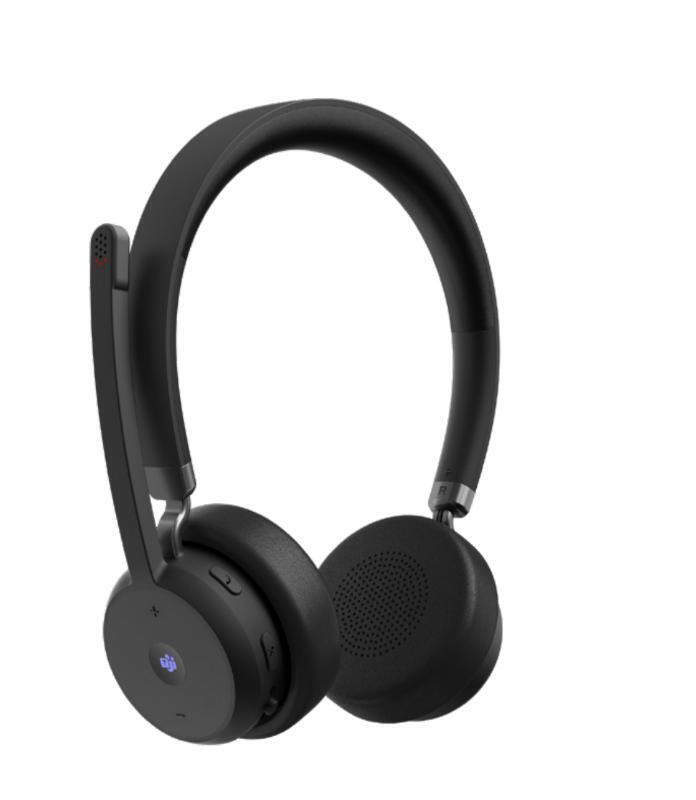 20241105100632_56048c45 Lenovo Wireless VoIP Headset Teams On Ear Multimedia Ακουστικά με μικρόφωνο και σύνδεση Bluetooth / USB-A - Image 2