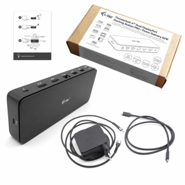 i-tec Thunderbolt 4 Docking Station με HDMI 4K PD Ethernet (TB4DUALDPDOCKPDPRO)