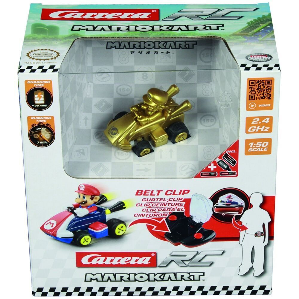 20241113104552_08c35a72 Carrera Mario Τηλεκατευθυνόμενο Αυτοκίνητο Χρυσό - Image 3