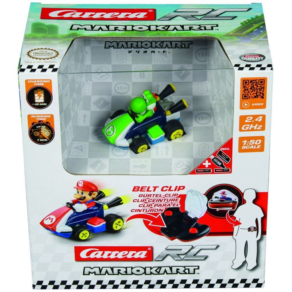 20241113105034_ffdadcf2 Carrera Mario Kart Yoshi Τηλεκατευθυνόμενο Αυτοκίνητο - Image 4