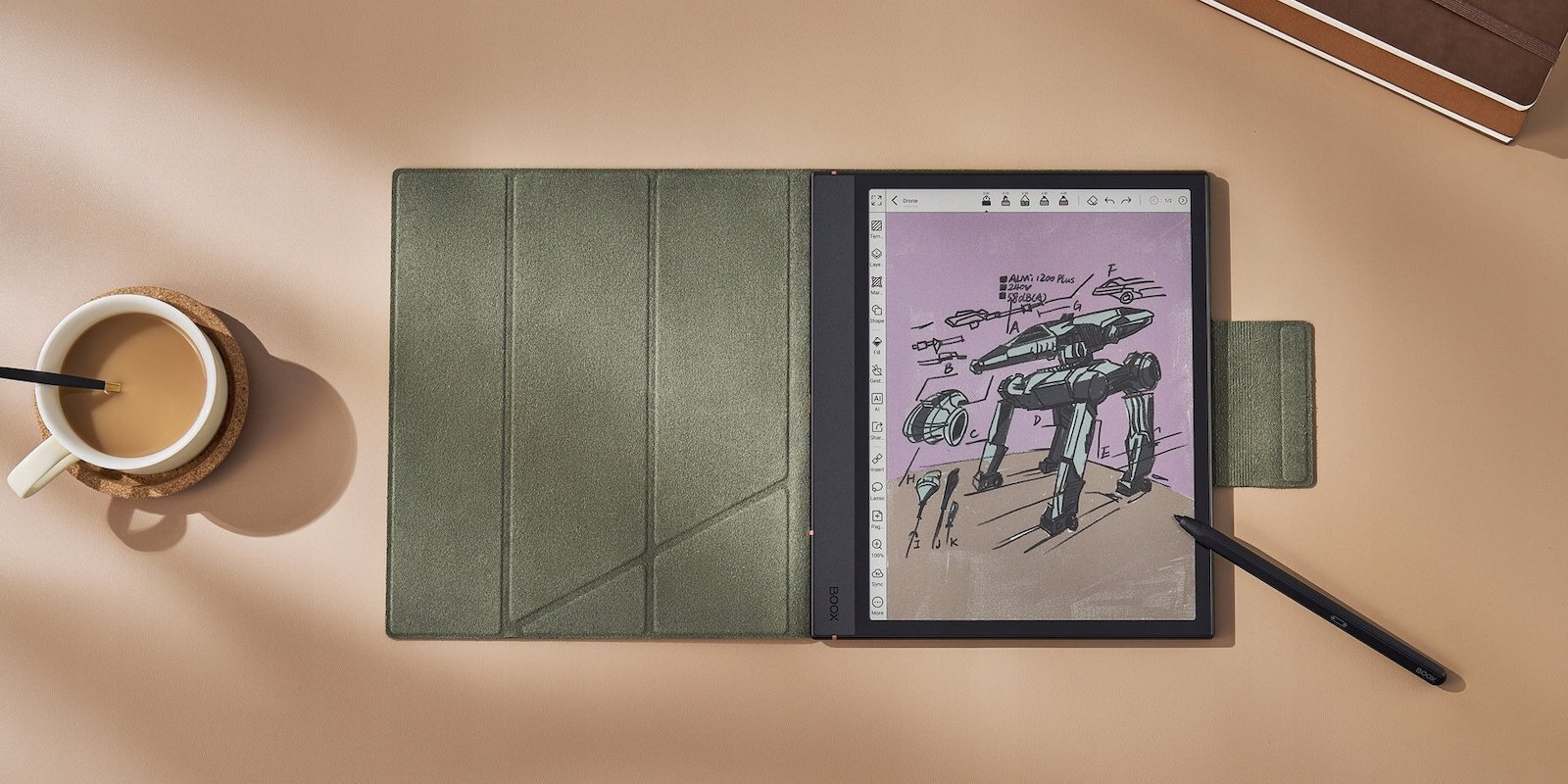 20241119141608_77454234 Flip Cover Γκρι (Onyx Boox Note Air 4) - Image 6