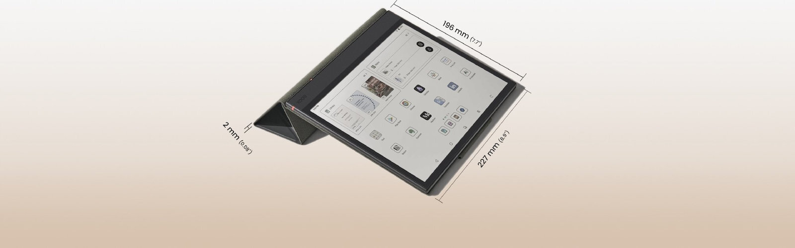 20241119141614_66fbb1cf Flip Cover Γκρι (Onyx Boox Note Air 4) - Image 9