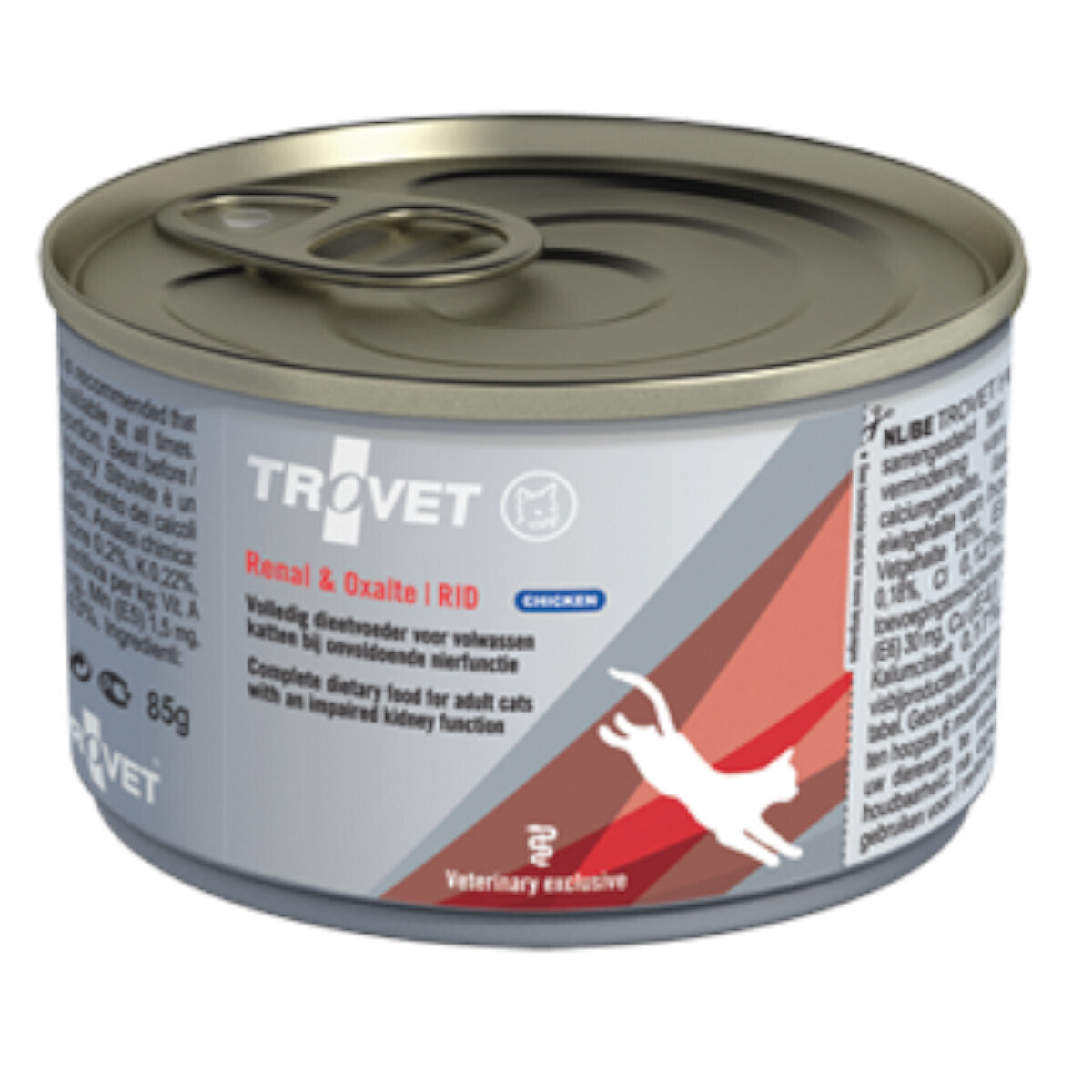 Trovet Renal & Oxalate Υγρή Τροφή για Ενήλικες Γάτες σε Κονσέρβα με Κοτόπουλο χωρίς Σιτηρά & Γλουτένη 100gr