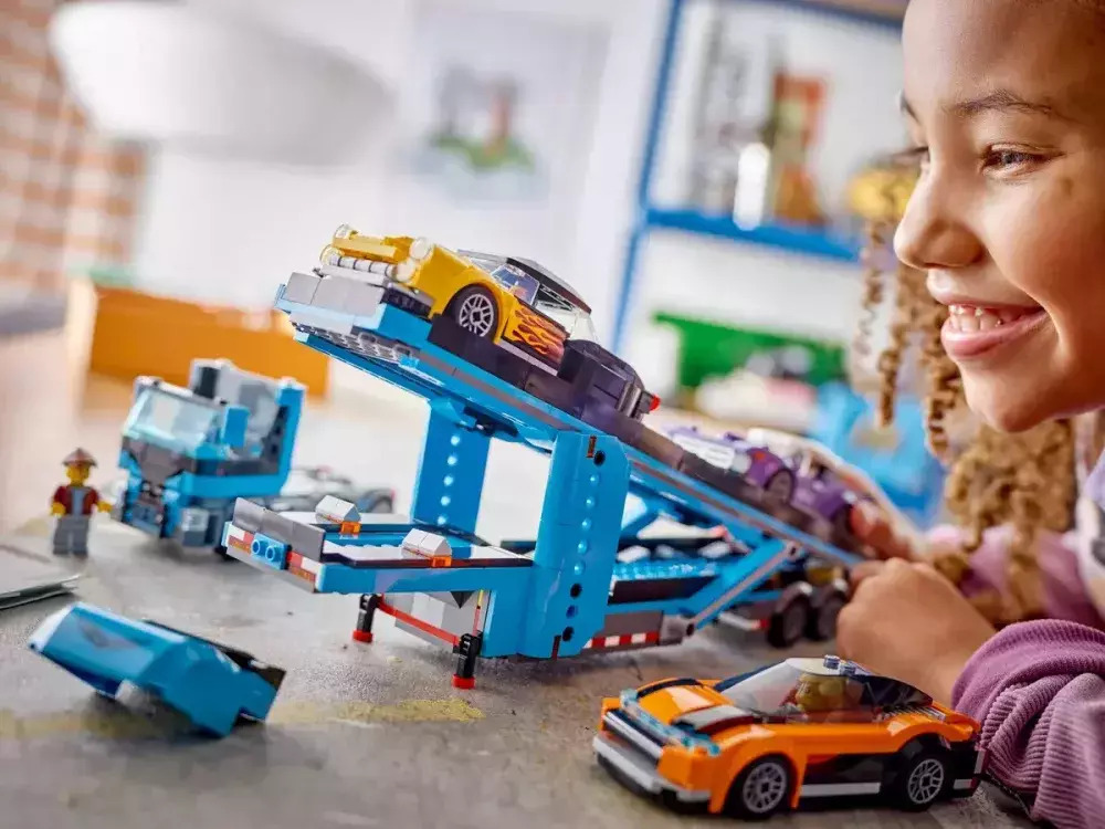 20241129133238_5345fe67 Lego City Car Transporter Truck With Sports Cars για 7+ Ετών 998τμχ - Image 5