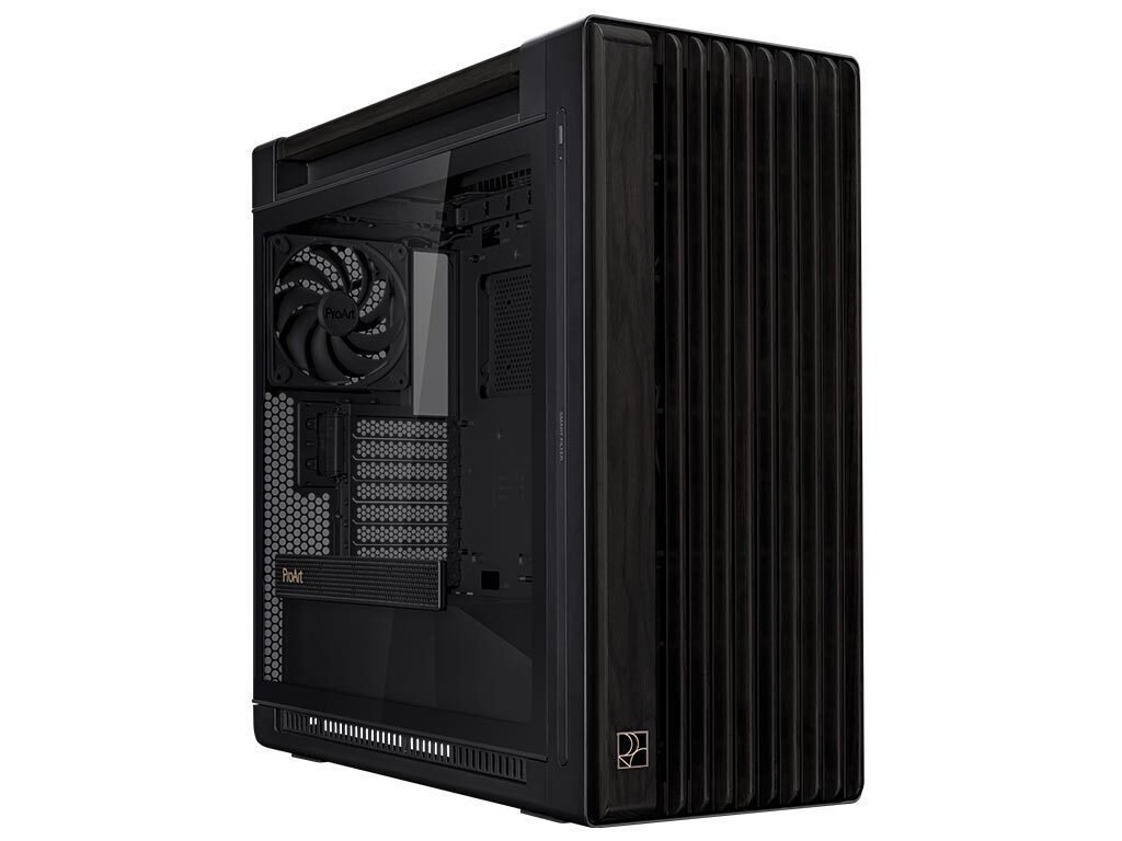 Asus ProArt PA602 Gaming Midi Tower Κουτί Υπολογιστή με Πλαϊνό Παράθυρο Wood Edition - Image 1