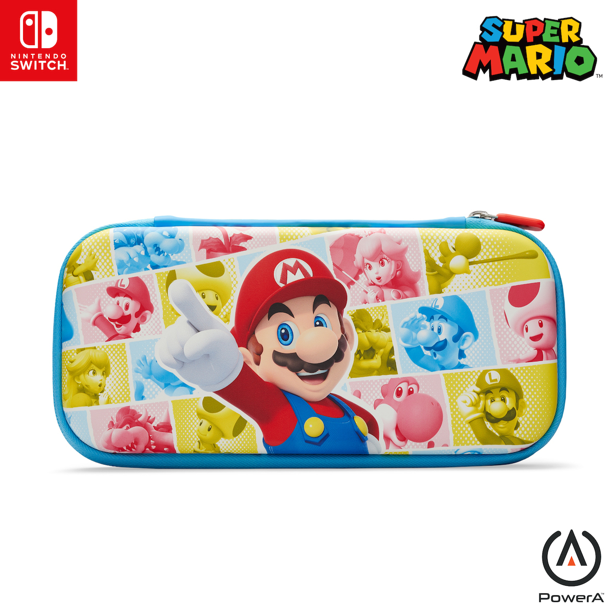PowerA Slim Case Θήκη Μεταφοράς για Κονσόλα Switch Photo Booth Mario - Image 1