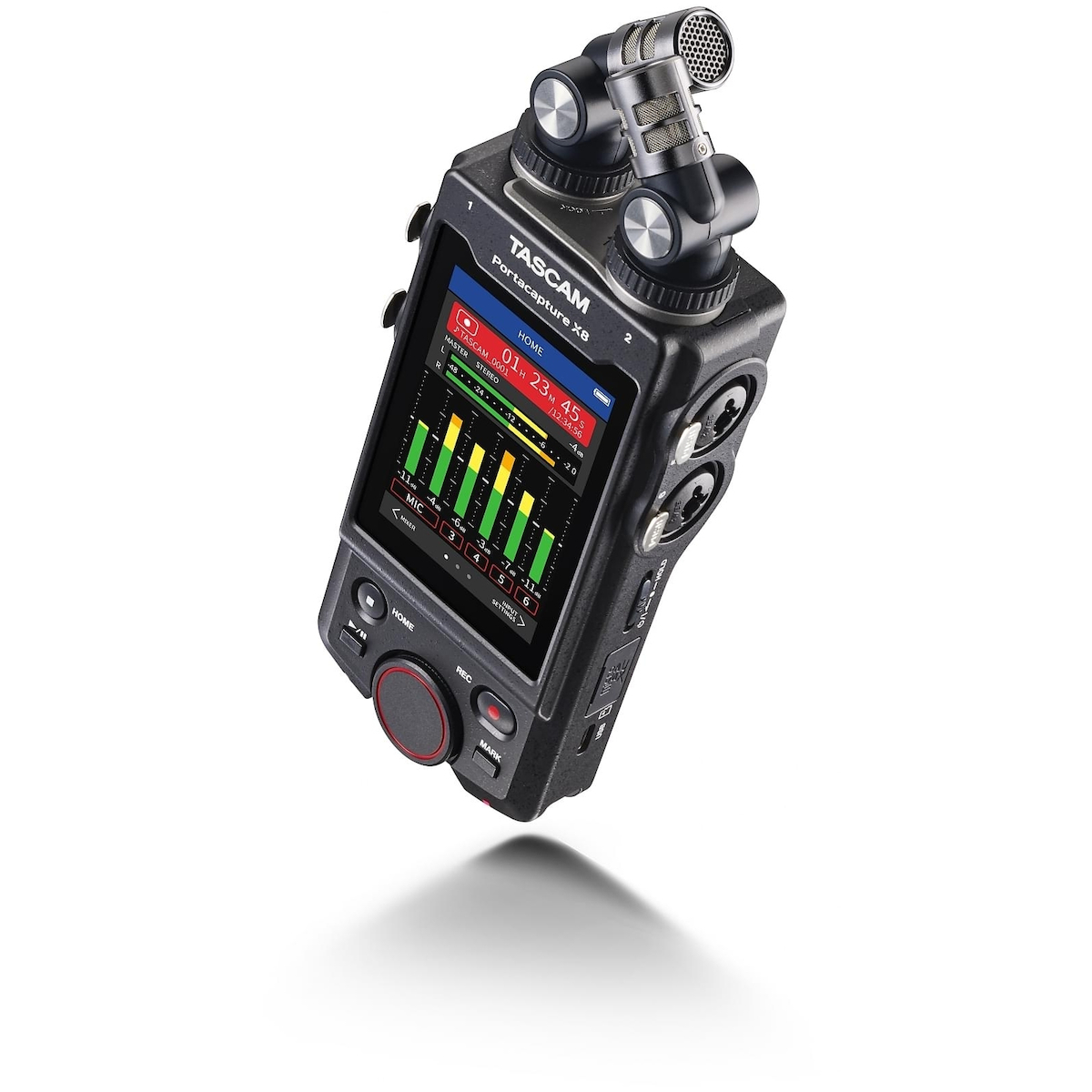 20241212155130_4694ee66 Tascam Portacapture X8 Πολυκάναλος Ψηφιακός Φορητός Εγγραφέας Μπαταρίας/Ρεύματος για Εγγραφή σε Κάρτα Μνήμης με Διάρκεια Εγγραφής 11 Ώρες, Phantom Power και Τροφοδοσία USB - Image 2