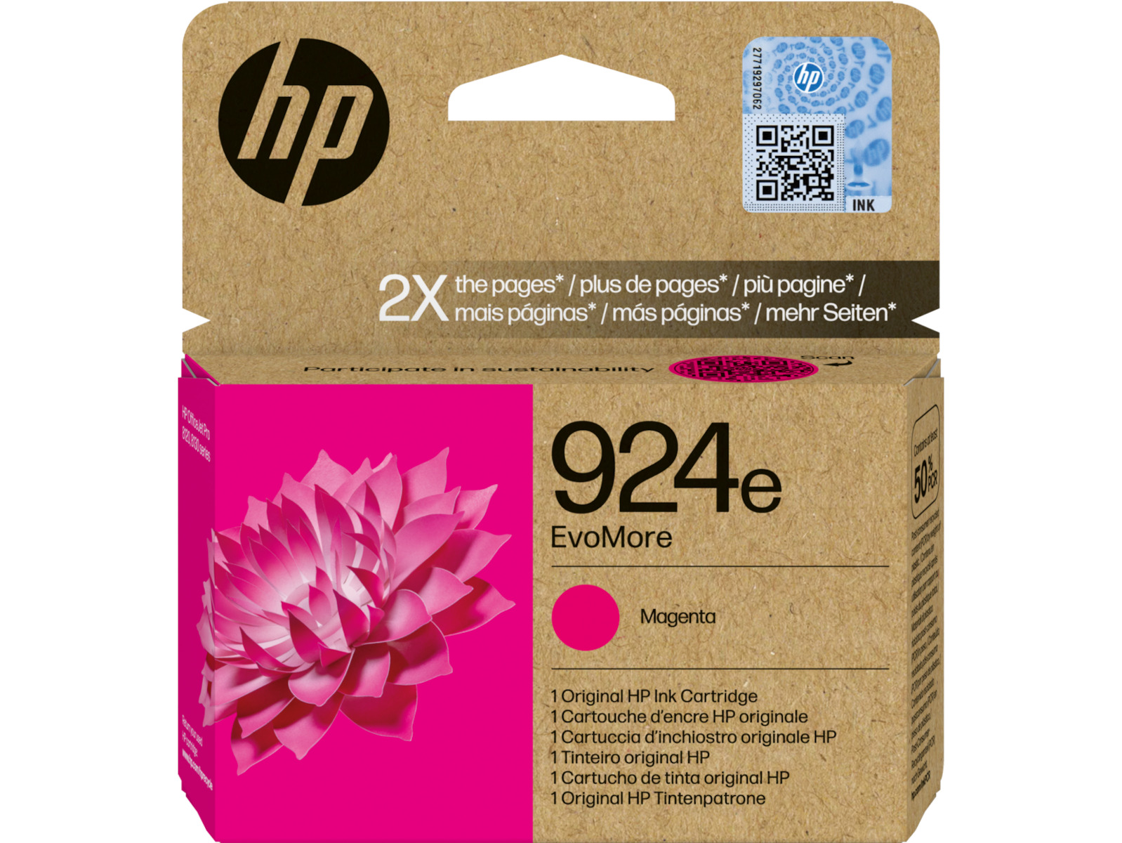 20241217135934_de897402 HP 924e EvoMore Γνήσιο Μελάνι Εκτυπωτή InkJet Ματζέντα (4K0U8NE) - Image 4