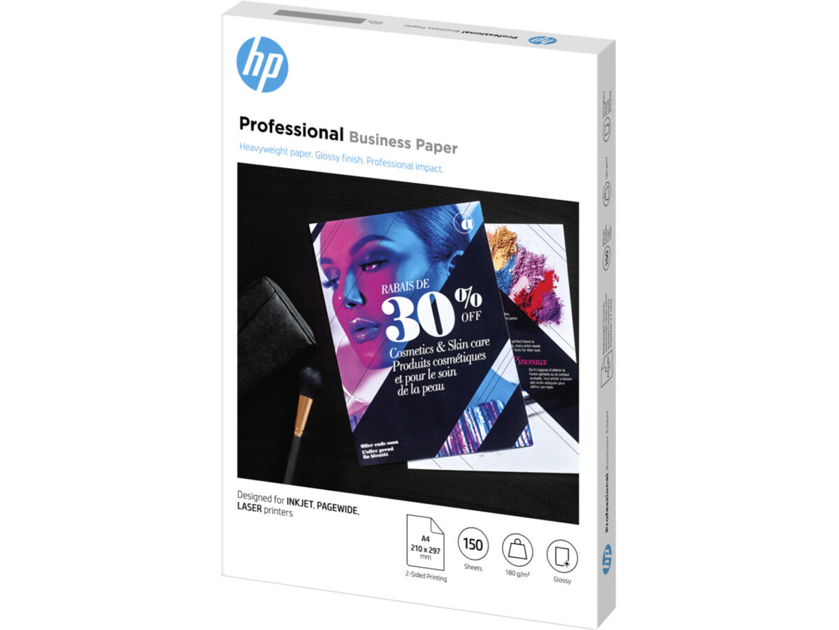 Paper, Hp Inkjet, Pagewide And Laser Professional Business Paper, A4, Glossy, 180g/m2, 150 Sheets - Image 6