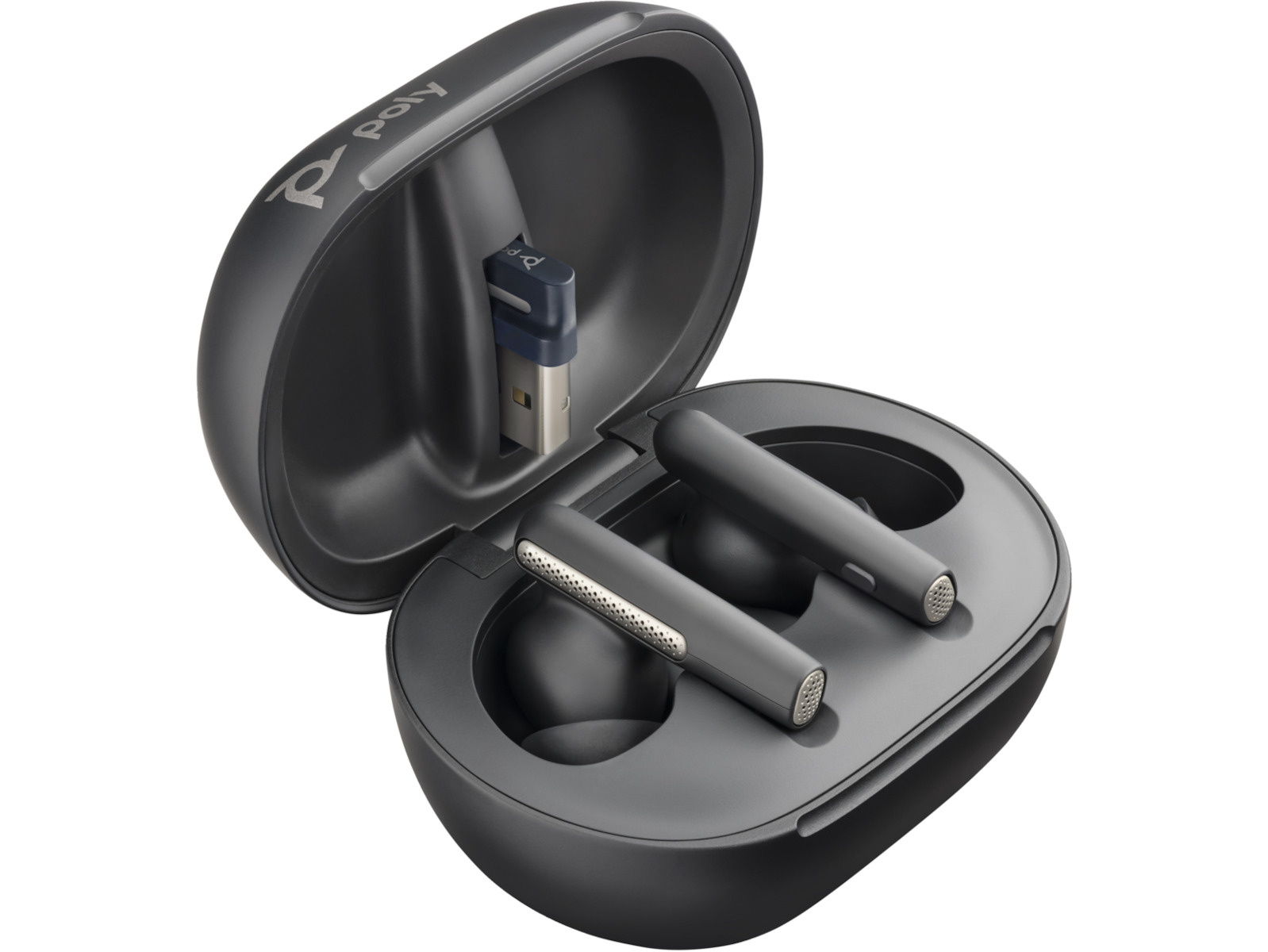 20241218141059_poly_voyager_free_60_uc_m_bt700_usb_c_adapter_touchscreen_charge_case_in_ear_bluetooth_handsfree_akoustika_me_thiki_fortisis_carbon_black Poly Voyager Free 60+ UC M + BT700 USB-C Adapter + Touchscreen Charge Case In-ear Carbon Black - Image 1