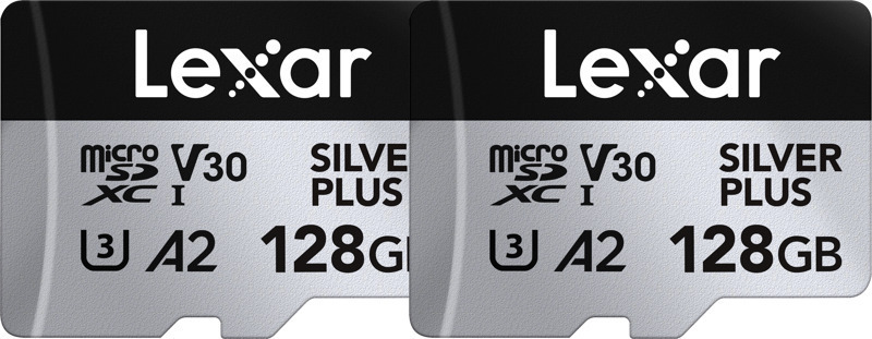 20241220105646_lexar_2pcs_microsdxc_128gb_class_10_u3_v30_a2_uhs_i Lexar Professional Silver Plus microSDXC 128GB Class 10 U3 V30 A2 UHS-I - Image 1