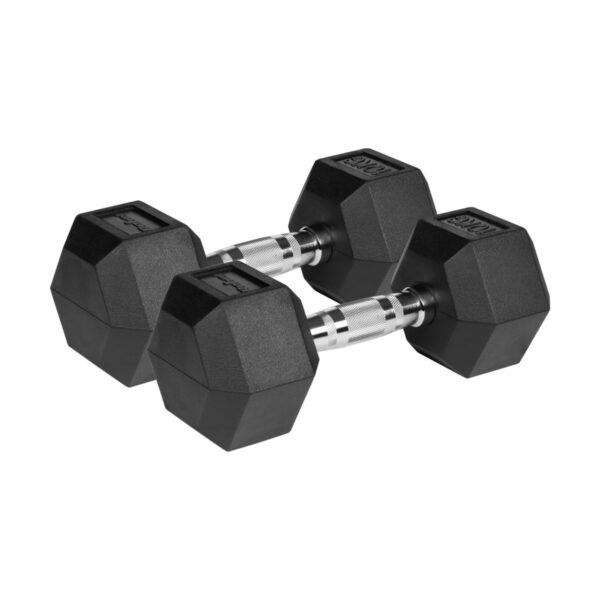 Lechpol Βαράκι Εξάγωνο Λαστιχένιο 2 x 10kg
