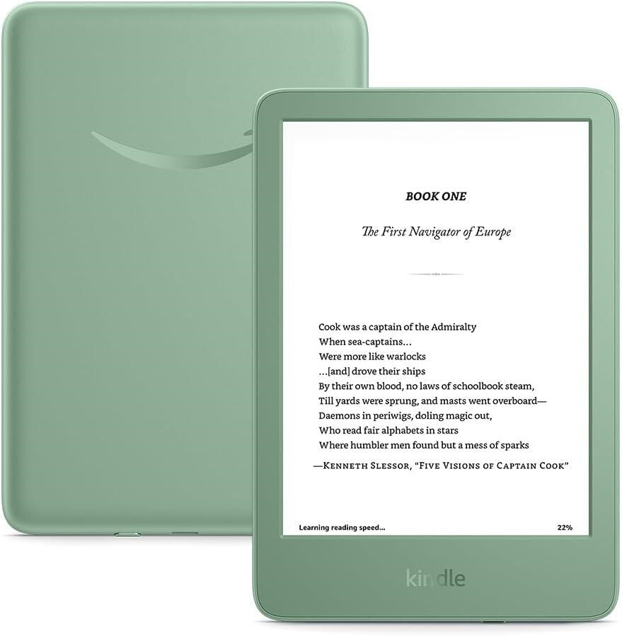 Amazon Kindle 2024 με Οθόνη Αφής 6" (16GB) Πράσινο