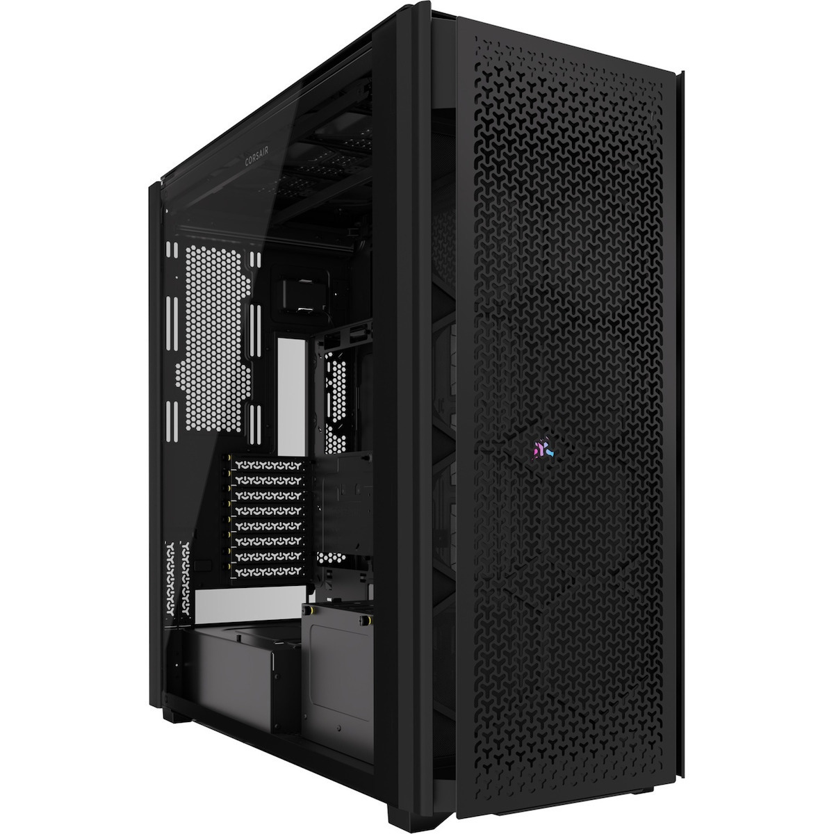 Corsair 9000D RGB Airflow Ultra Tower Κουτί Υπολογιστή με Πλαϊνό Παράθυρο Μαύρο
