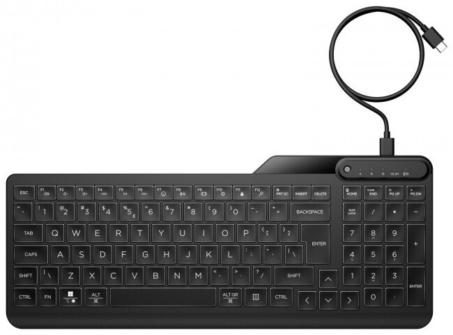 HP Πληκτρολόγιο για HP laptops με Backlit Λευκό (7N7C0AA)