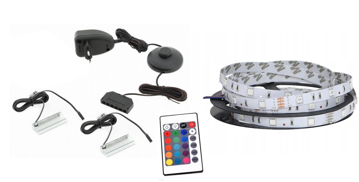 Cama QIU RTV160 RGB Διακοσμητικό Φωτιστικό με Φωτισμό RGB Επίπλων LED - Image 1