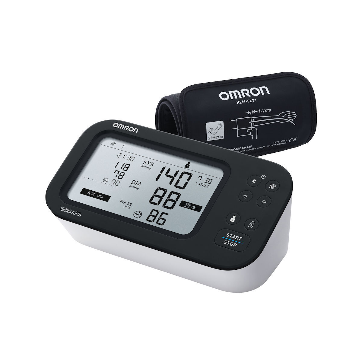 20250109155020_3301e520 Omron M7 Intelli IT AFib Ψηφιακό Πιεσόμετρο Μπράτσου HEM-7380T1-EBK - Image 2