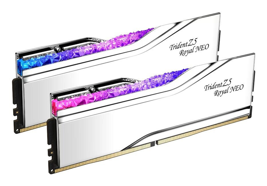 G.Skill Trident Z5 Royal Neo EXPO DDR5 32GB RAM με 2x16GB Modules και Ταχύτητα 8000 για Desktop F5-8000J3848H16GX2-TR5NS