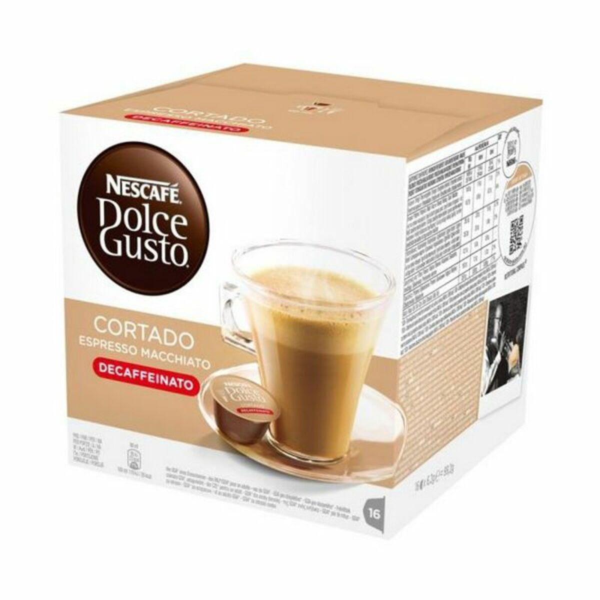 Nescafe Machiatto Decaffeine 16caps - Image 1