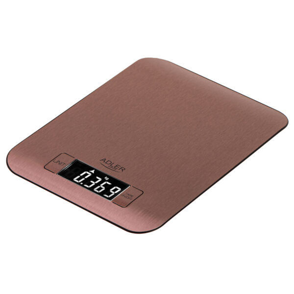 Adler Ψηφιακή Ζυγαριά Κουζίνας 1gr/5kg Ροζ
