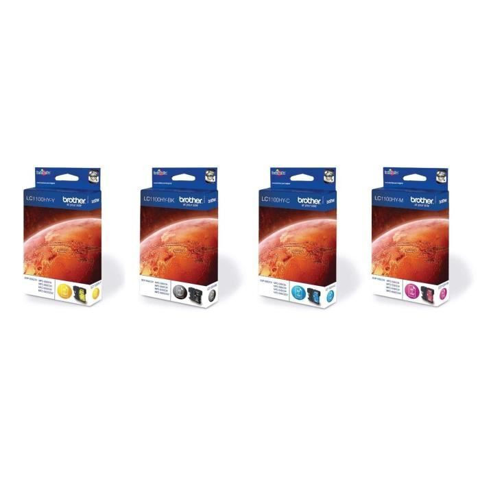20250115114652_fbacd1cb Brother LC1100 Value Pack High Yield Γνήσιο Πακέτο Μελανιών Εκτυπωτή InkJet Πολλαπλό (Color) (LC-1100HYVALBP) - Image 3