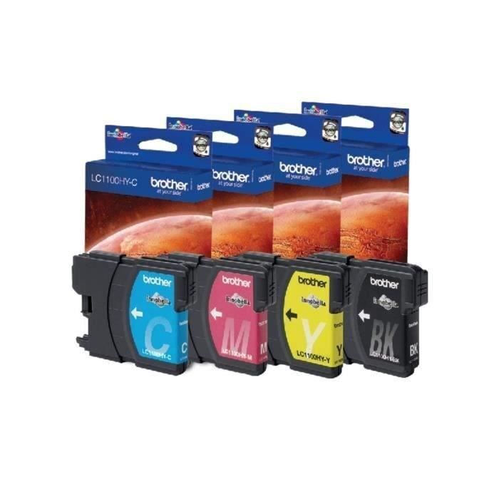 20250115114653_4419a22f Brother LC1100 Value Pack High Yield Γνήσιο Πακέτο Μελανιών Εκτυπωτή InkJet Πολλαπλό (Color) (LC-1100HYVALBP) - Image 2