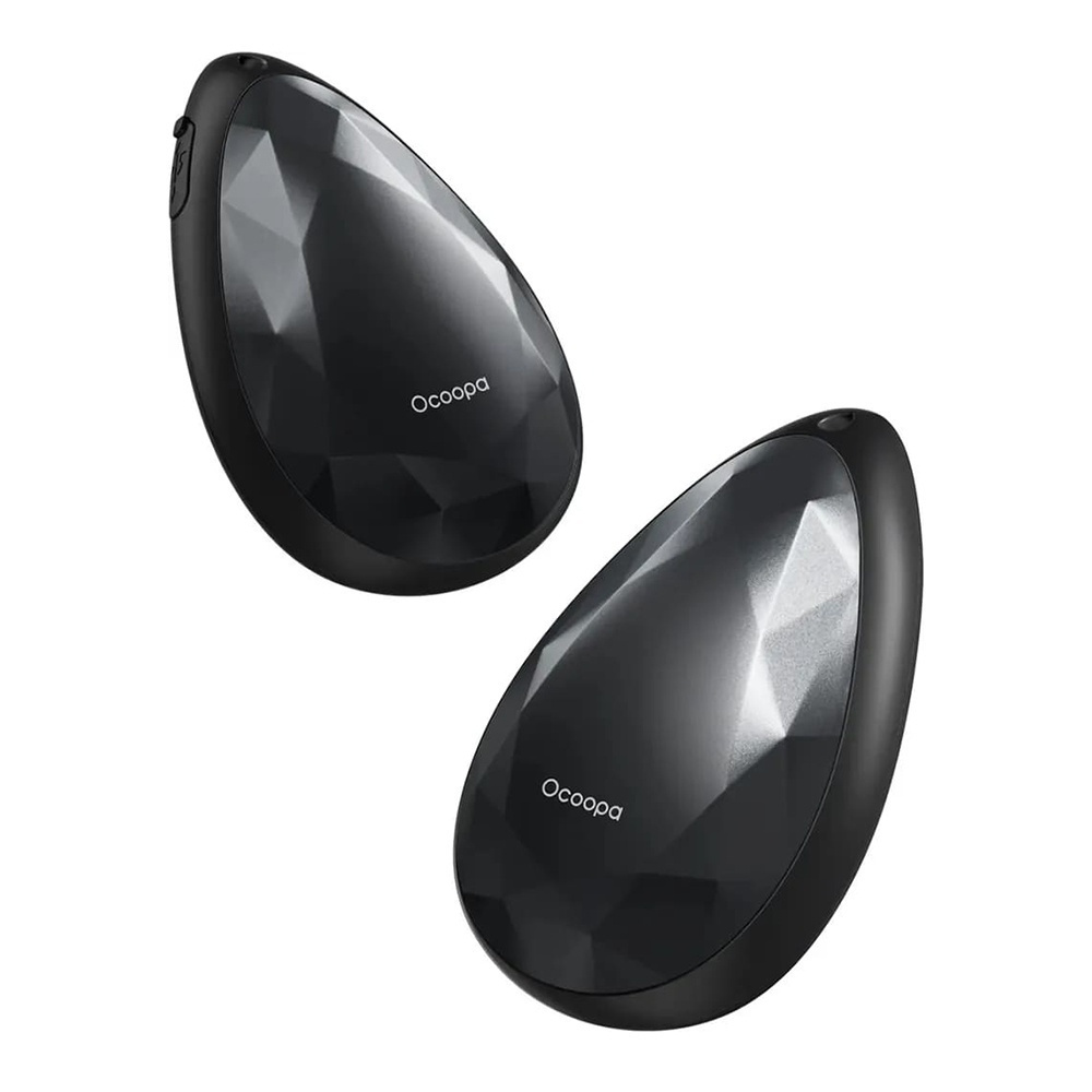Hand Warmers Type-c Adjustable Heat Magnetic Design Ip34 2x 2000mah Ocoopa Ut3041-black Black