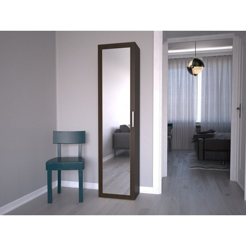 20250127155327_d6b3605f Μονόφυλλη με Καθρέπτη 50x35x180cm CZERŃ - Image 2