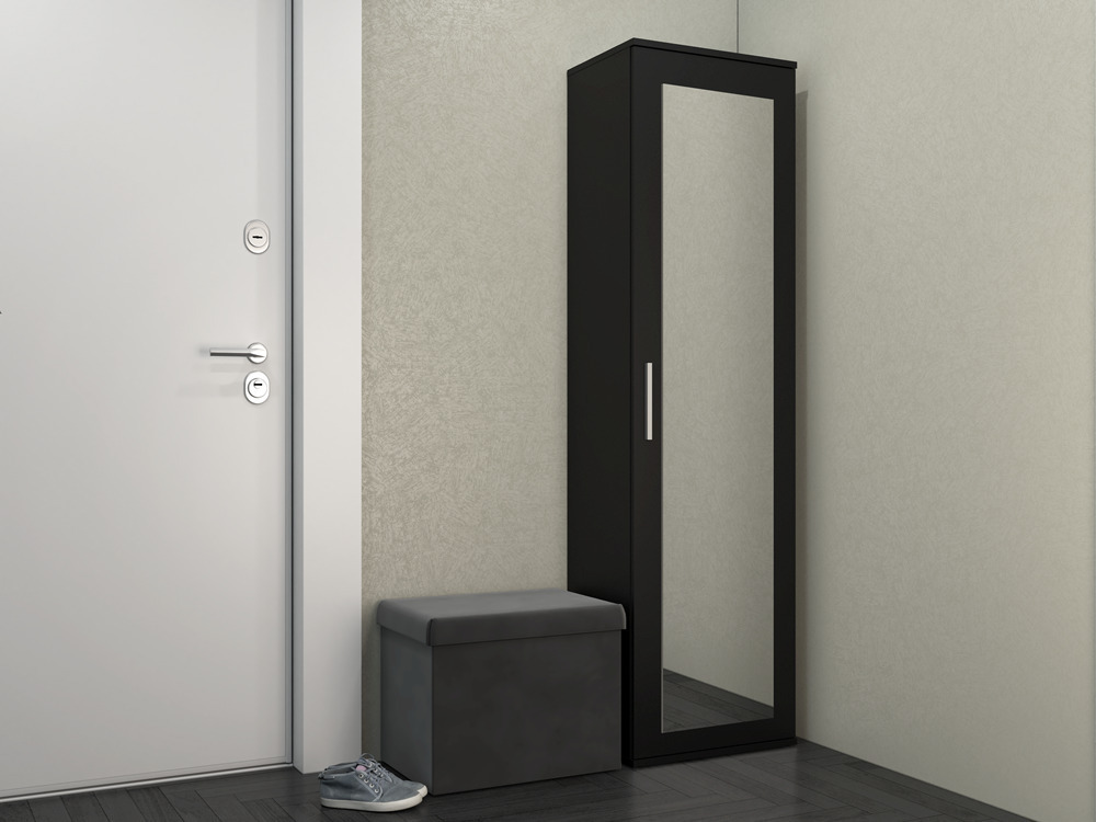20250127155327_fb640b8a Μονόφυλλη με Καθρέπτη 50x35x180cm CZERŃ - Image 5