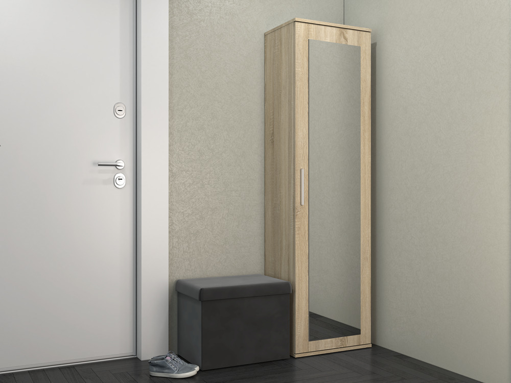 20250127155605_ebc0adb3 Μονόφυλλη Duo 50x35x180cm Sonoma - Image 2
