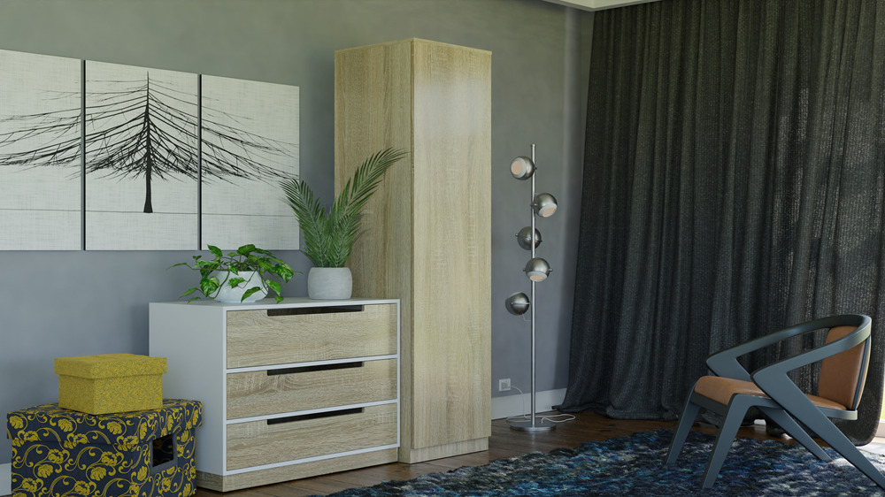 20250127160755_7036212a Μονόφυλλη SD-50 SON KPL 50x50x180cm Oak - Image 2