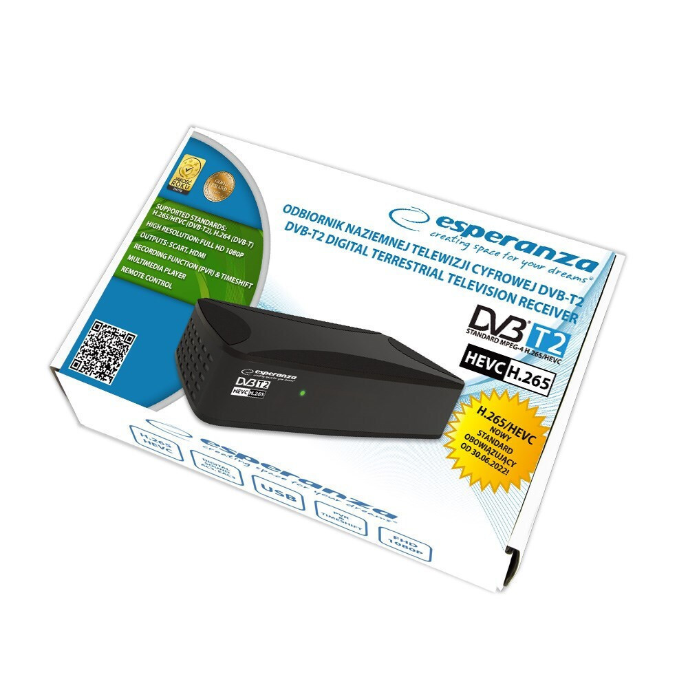 20250203151238_a1acae9c Esperanza Dvb-t2 H.265/hevc Ψηφιακός Δέκτης Mpeg-4 Σύνδεσεις SCART / HDMI / USB - Image 4