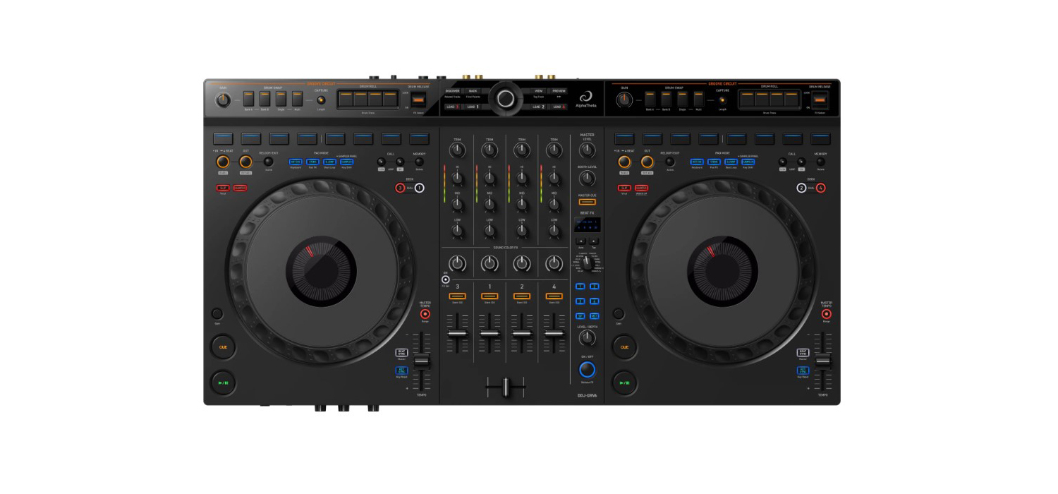20250204122839_pioneer_dj_controller_4_kanalion AlphaTheta DJ Controller DDJ-GRV6 4 Καναλιών - Image 1