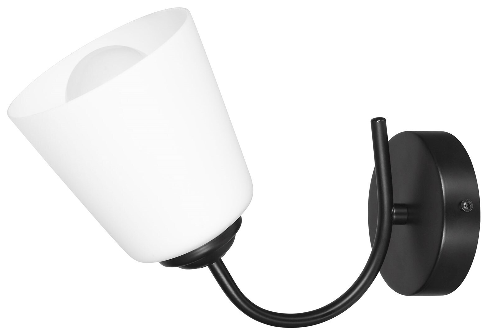 Active Jet Φωτιστικό Τοίχου Μαύρο 18εκ.