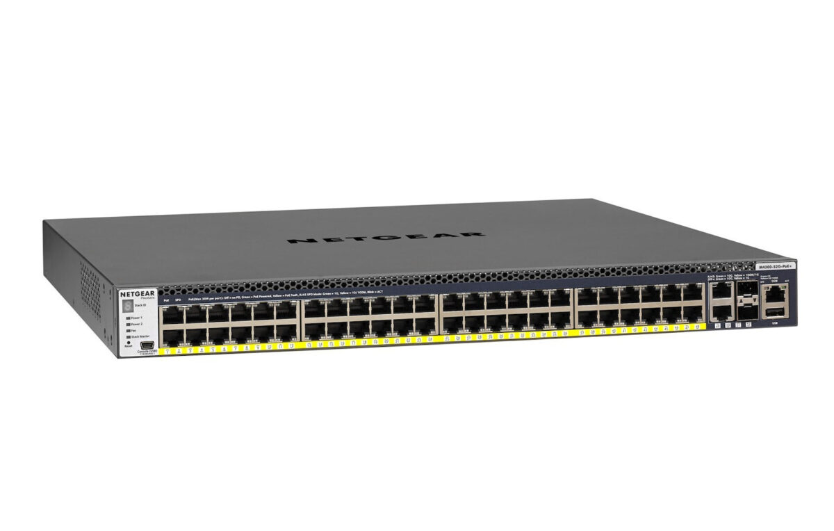 NetGear M4300-52G-PoE+ 1000W Managed L3 PoE+ - Image 1