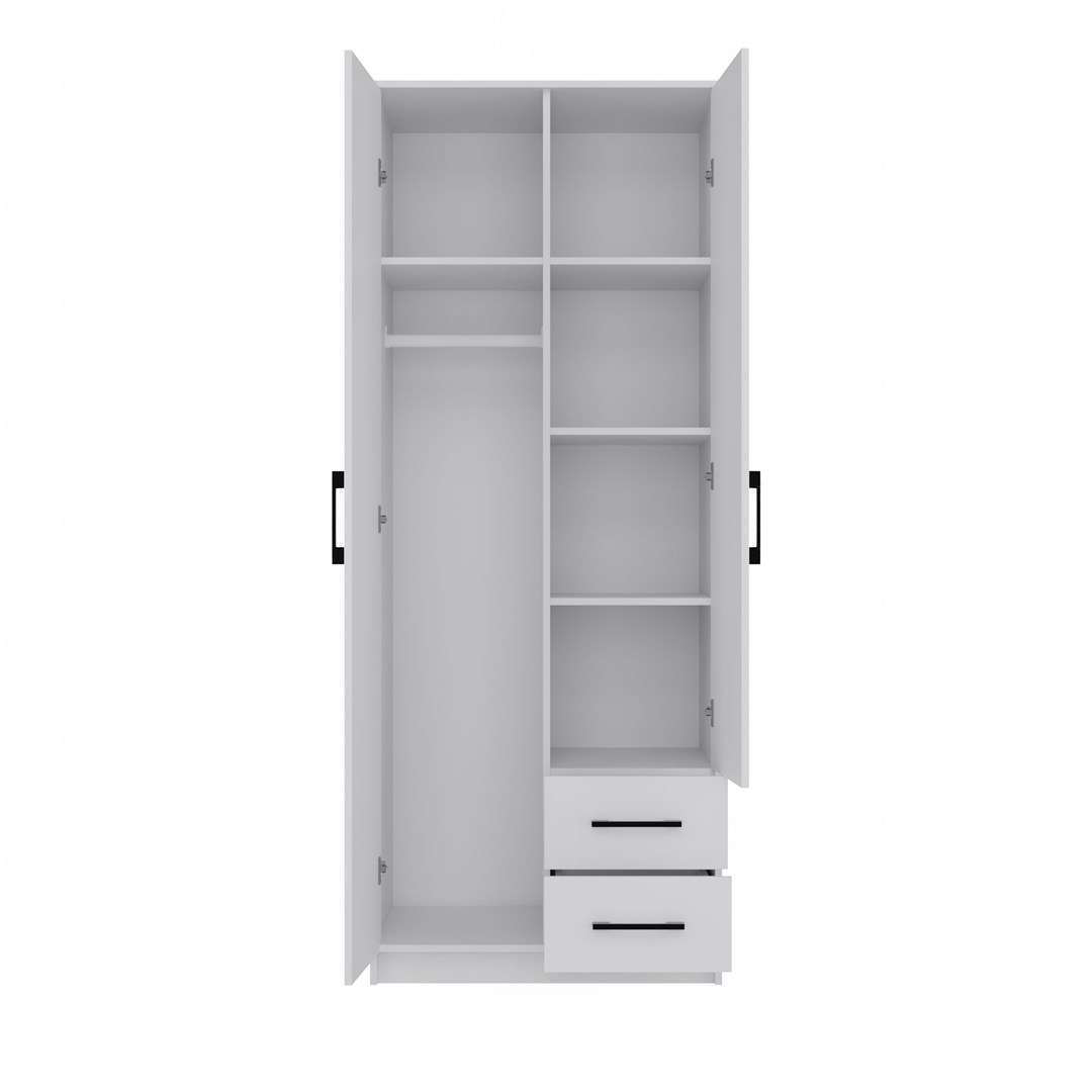 20250206162320_3991bc21 Δίφυλλη Romana 80 Biel L με Καθρέπτη 80x52x205cm Biel L - Image 3