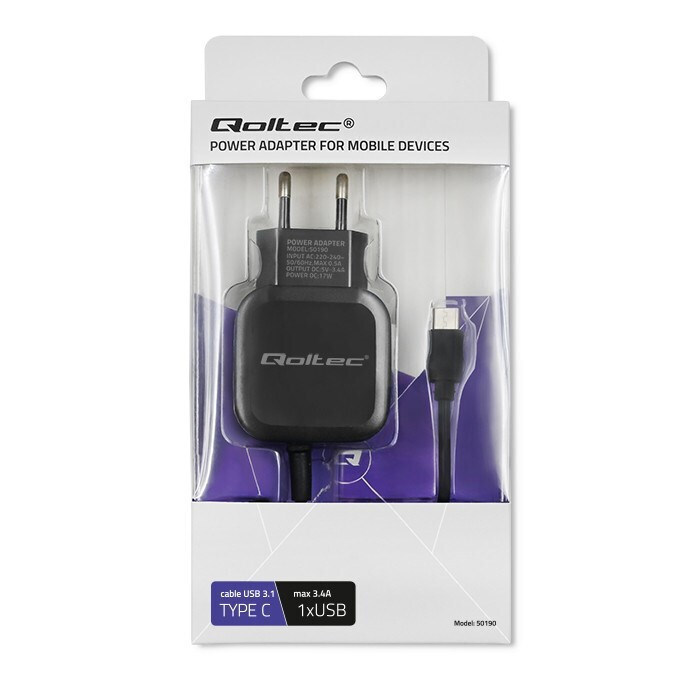 20250207170005_022094f2 Qoltec 50190 USB-C 17W με Καλώδιο USB-C - Image 5