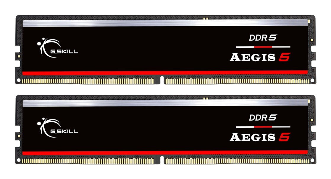 G.Skill Aegis 5 DDR5 32GB RAM με 2x16GB Modules και Ταχύτητα 5200 για Desktop F5-5200J4040A16GX2-IS
