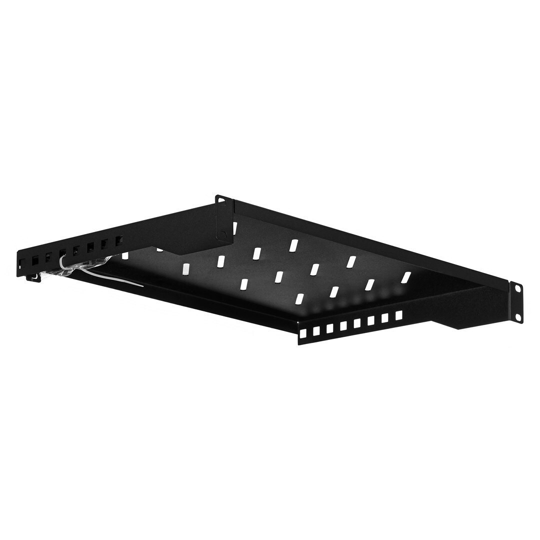 20250213165809_8b606b54 Lanberg Ράφι 19'' 600mm 1U Μαύρο - Image 3