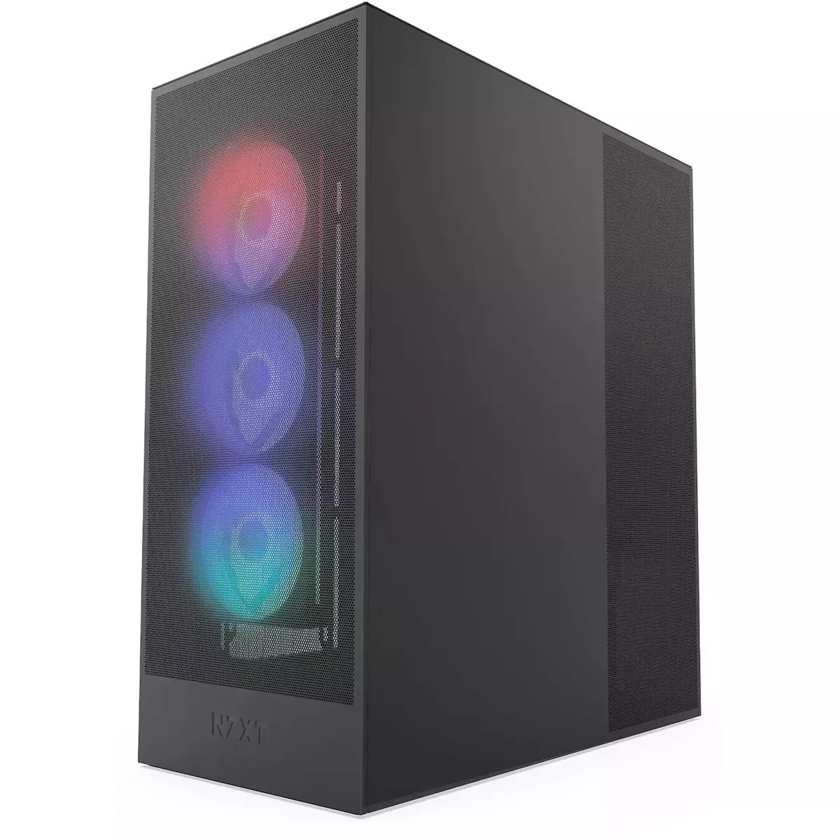 NZXT H7 Flow RGB Midi Tower Κουτί Υπολογιστή με Πλαϊνό Παράθυρο Μαύρο