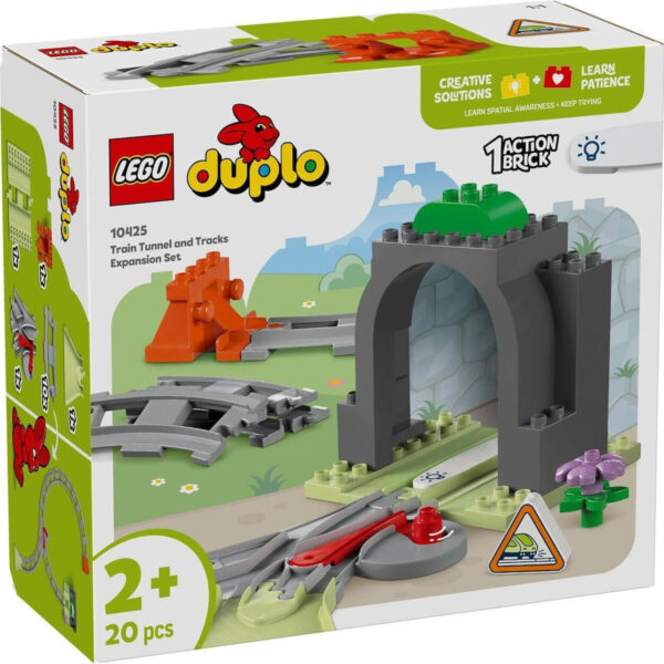Lego Duplo Train Tunnel and Tracks Expansion Set για 2+ Ετών 20τμχ