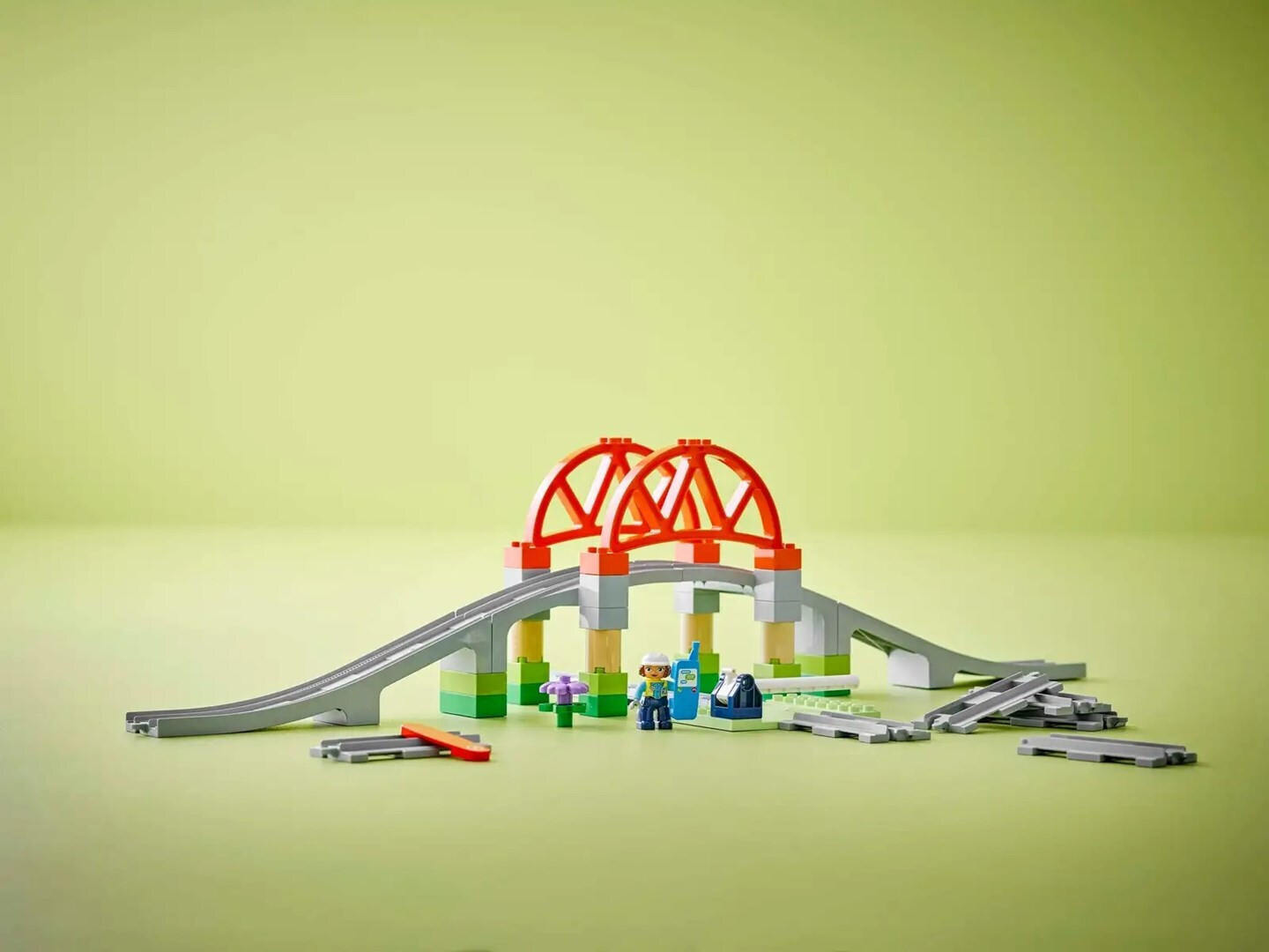 20250221163245_03881a6d Lego Duplo Train Bridge and Tracks Expansion Set για 2+ Ετών 42τμχ - Image 6