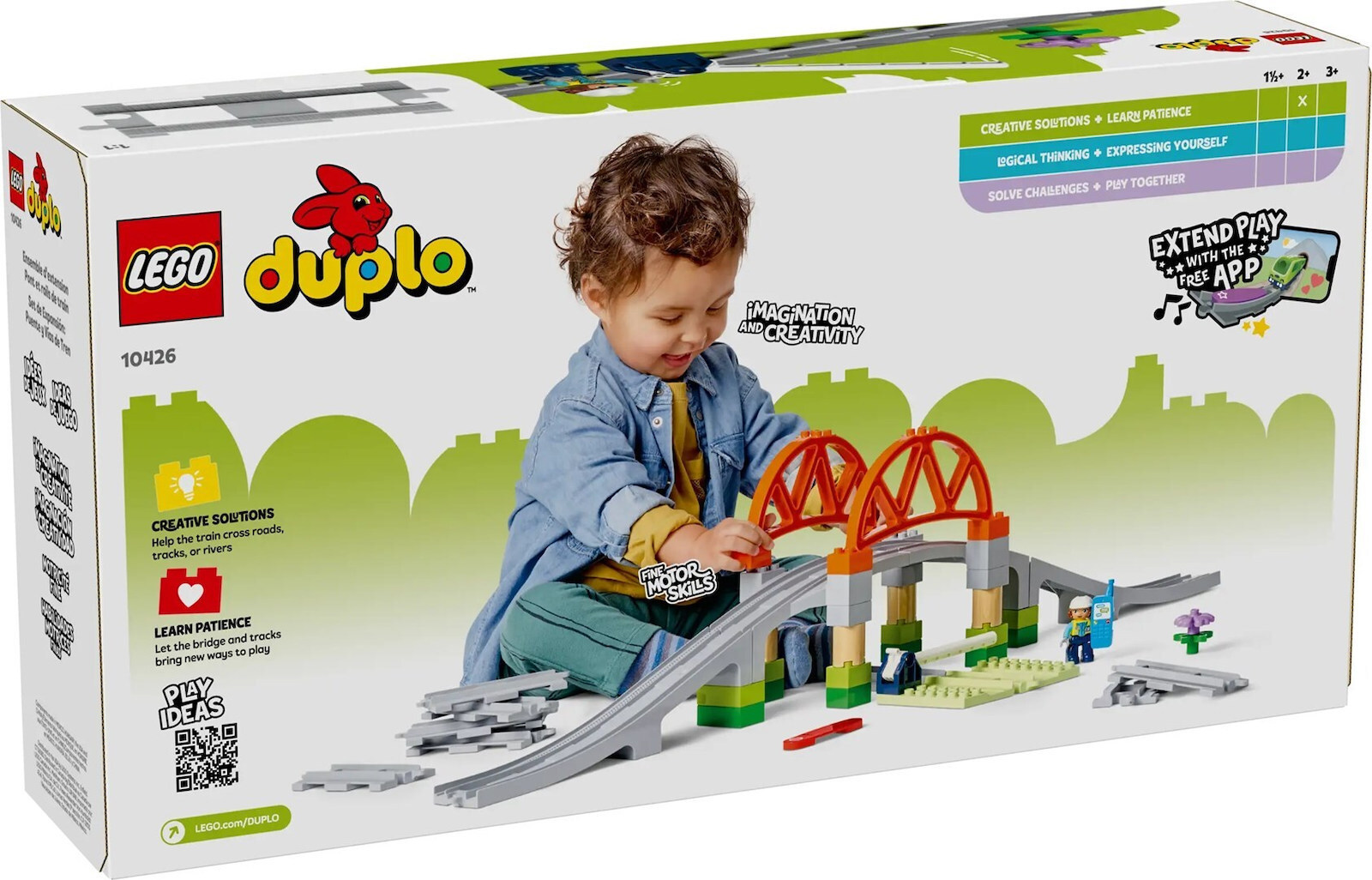 20250221163245_3e903615 Lego Duplo Train Bridge and Tracks Expansion Set για 2+ Ετών 42τμχ - Image 2