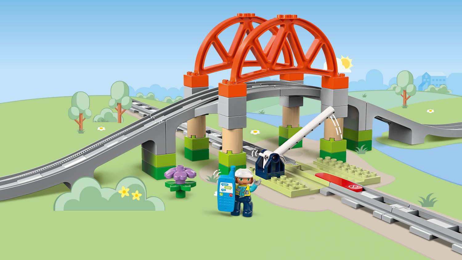 20250221163246_6905ea4b Lego Duplo Train Bridge and Tracks Expansion Set για 2+ Ετών 42τμχ - Image 11
